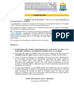 Comunicado - Suspensa&#771 o Do Atendimento Presencial 2