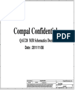 Compal Confidential: QAU20 M/B Schematics Document