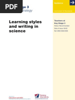 Download Multiple Intelligences - Learning Styles and Writing in Science - National Strategy Guide by Alan Forster SN4661120 doc pdf