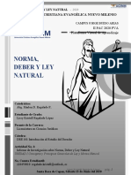 Norma, Deber y Ley Natural Intro Estudio Derecho K