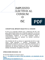 Impuesto Selectivo Al Consumo Isc 2020