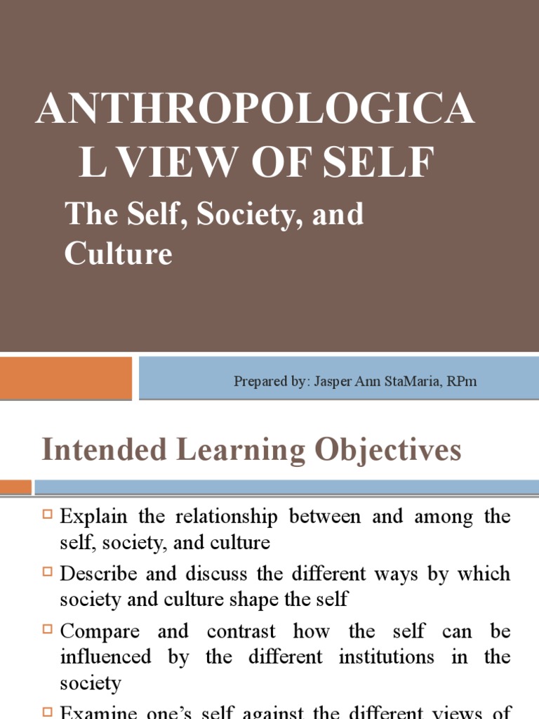 Anthropology of Self and Culture | PDF | Transgender | LGBTQIA+ Studies