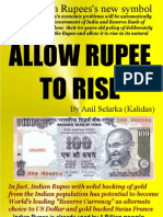 Allow Rupee to Rise