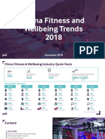 12】China Fitness and Wellbeing Trends 2018