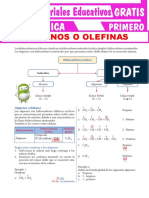 Alquenos o Olefinas para Primer Grado de Secundaria