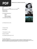 Análise do livro o diario de ane frank