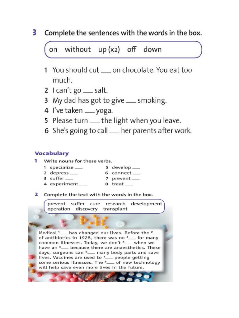 1 Write The Nouns For The Verbs | PDF | Semantic Units | Verb