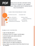 Performance Study of Routing Protocols in Vehicular Adhoc Networks For Efficient Resource Management