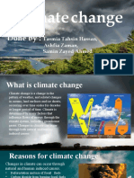 Climate Change: Tasmia Tahsin Hassan, Ashfia Zaman, Samin Zayed Ahmed