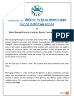 Routine For Children PDF
