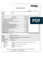 Proforma Invoice for Powder Painting Line