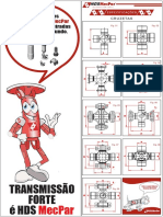 Especificações e orientações para componentes de cardan HDS MecPar
