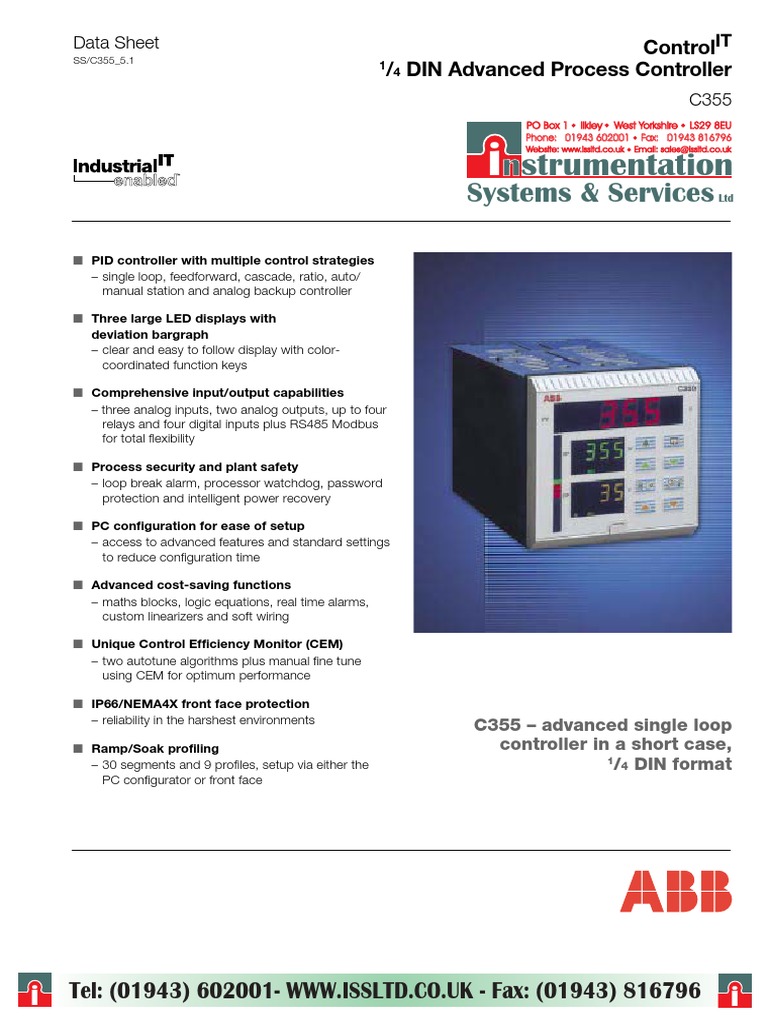 Abb C 355 Controller | Download Free PDF | Control Theory | Electrical ...