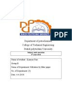 Department of Petrochemical College of Technical Engineering Duhok Polytechnic University