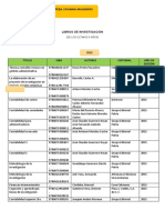 Libros de investigación 2015-2017