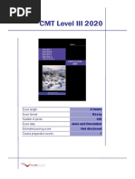 CMT Level III 2020