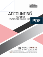102 O Level Accounting Paper 2 (Topical & Yearly)