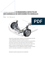 Functionarea Si Remedierea Defectelor Mecanismului de Servodirectie Hidraulic - Autotehnica