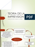 Teoría de la imprevisión en contratos