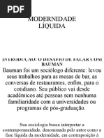 MODERNIDADE LÍQUIDA
