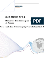 Sub Anexo 3.2 Manual de Instalación Para El Módulo de Acceso