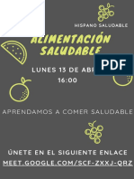 13 de abril Alimentación saludable 5° y 6° básico