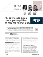 Mesa de Diálogo de la revista “Gestión Pública & Control”, edición N° 06