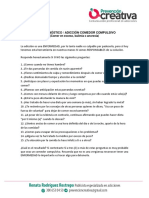 Autodiagnóstico adicción comedor compulsivo