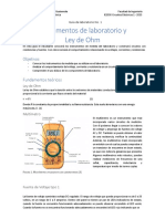 Circuitos Eléctricos 1 - Guía de Laboratorio No. 1 2020 PDF