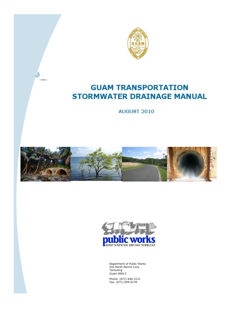 Guam Storm Water Drainage Manual 2010 | PDF