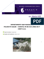 Alerta HSE 08-28-19 - Ocupacional - Poliducto Galán-Chimitá - Cenit PDF