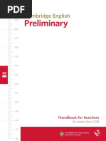 Handbook For Teachers: of Reference For Languages (CEFR) Published by The Council of Europe