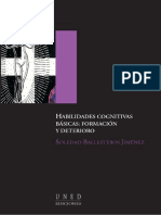 Habilidades Cognitivas Básicas Formación y Deterioro - Soledad Ballesteros Jiménez PDF