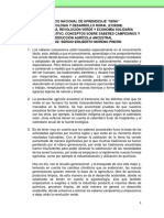 Cuadro Comparativo, Conceptos Sobre Saberes Campesinos y Producción Agrícola Ancestral PDF