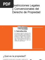 Restricciones Legales y Convencionales Del Derecho de Propiedad