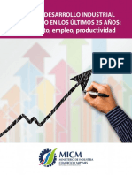 Sobre El Desarrollo Industrial Dominicano en Los Ultimos 25 Anos - Crecimiento Empleo y Productividad