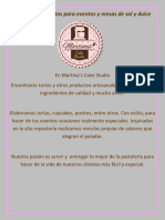 Catalogo Productos para Eventos y Mesas de Sal y Dulce 2019 PDF