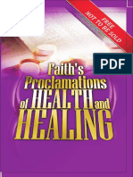 Faith Proclamations Volume 1 Christian Devotional