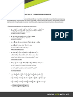Taller Expresiones Algebraicas PDF