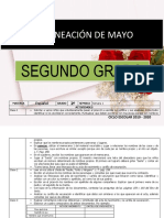 Planeacion Mayo 2do Grado 2019 2020