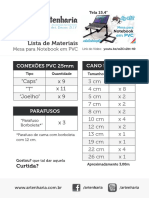 Materiais Mesa Note Pvc Revisado