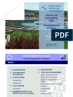 Tema 05 DECANTACIÓN Y FLOTACIÓN PDF
