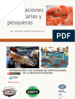 CERTIFICACIONES ALIMENTARIAS Y PESQUERAS