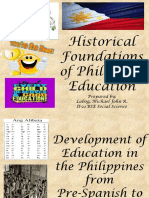 Historicalfoundationsofphilippineeducation2-Janelle Cudiamat PDF