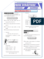 Ejercicios de Factorización 2 para Cuarto de Secundaria PDF