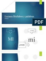 2 - Lectura Bisílabos y Palabras (M)