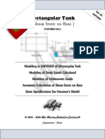 Cálculo Del Cortante en La Base - Tanque Rectangular PDF