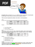 4 Types of Auxilary Verb