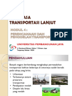 Rekayasa Transportasi Lanjut Ocwupjacidocwupjacidfilesslide tsp413 Pertemuan 4pdfsebaran PDF