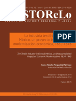 Industria Textil Mexico 1830 1845 PDF